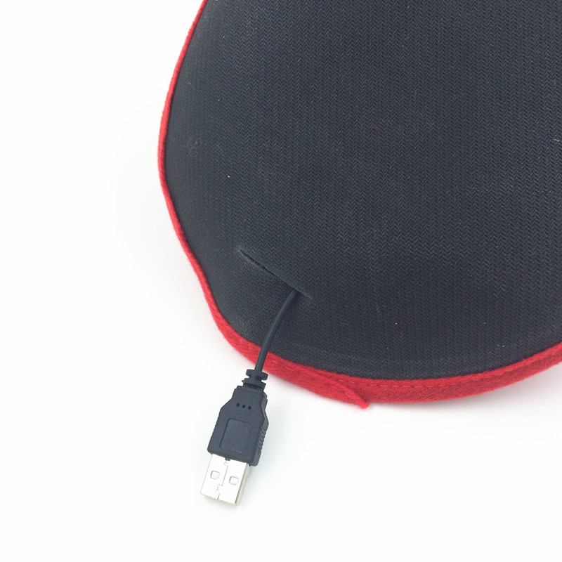 ZF3108新款毛絨USB發熱保暖暖手鼠標墊 抽手款卡通電熱鼠標墊批發