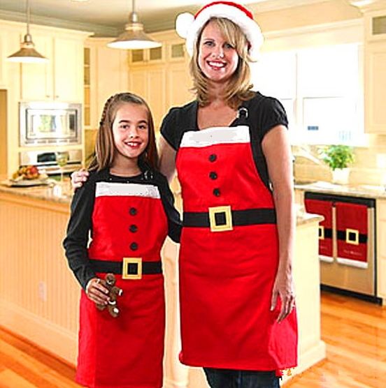 (3入)聖誕老人圍裙裝 搞怪創意家庭用品 聖誕節派對