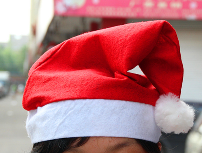 圣誕節禮品 圣誕帽 特價圣誕節裝飾品 成人兒童圣誕帽
