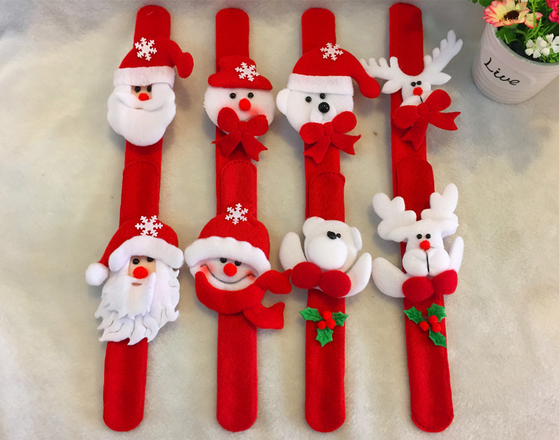 聖誕節 啪啪錶 啪啪手環 裝飾 道具 拍拍圈 兒童 耶誕節飾品