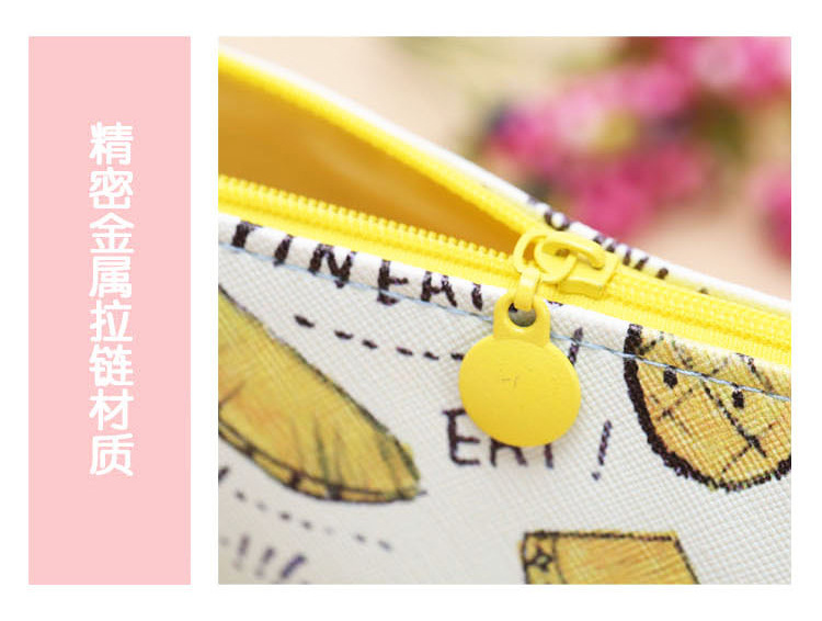 創意文具  韓版小清新水果筆袋 文具盒鉛筆盒收納袋