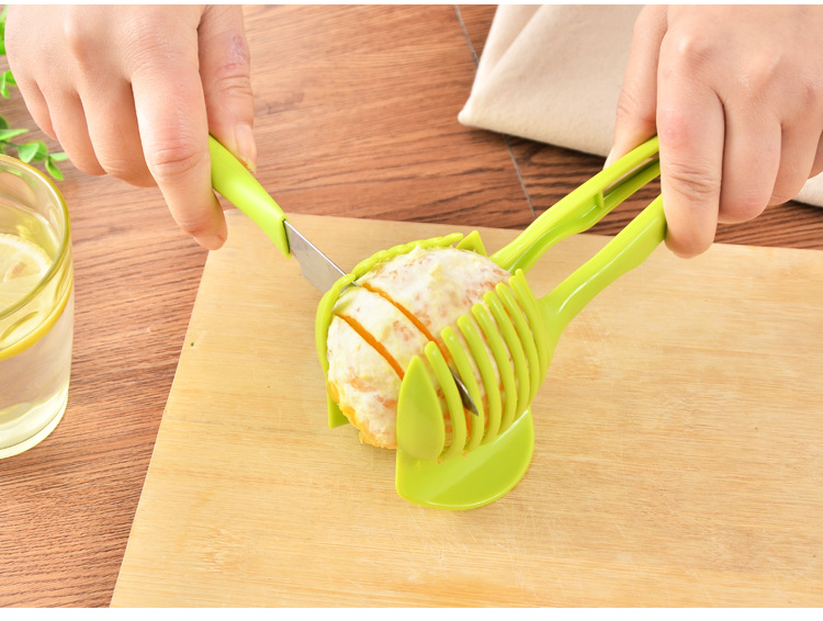 切檸檬神器圓形拼盤切片器 創意廚房小用品工具水果分離器