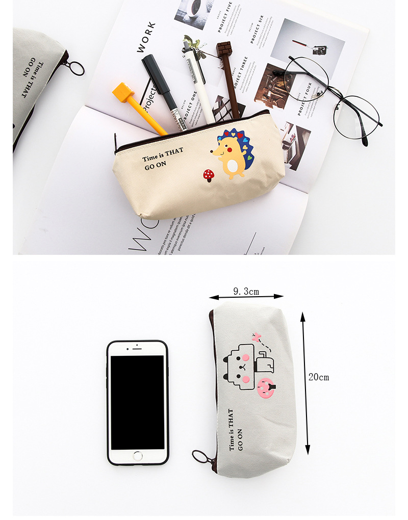 新款創意文具韓版可愛卡通小驢筆袋大容量收納文具盒鉛筆袋
