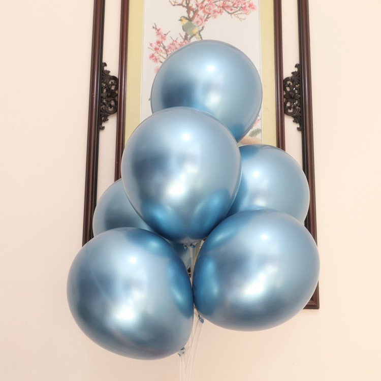 12寸加厚金屬質感乳膠氣球50入 派對裝飾 節慶佈置 氣球派對