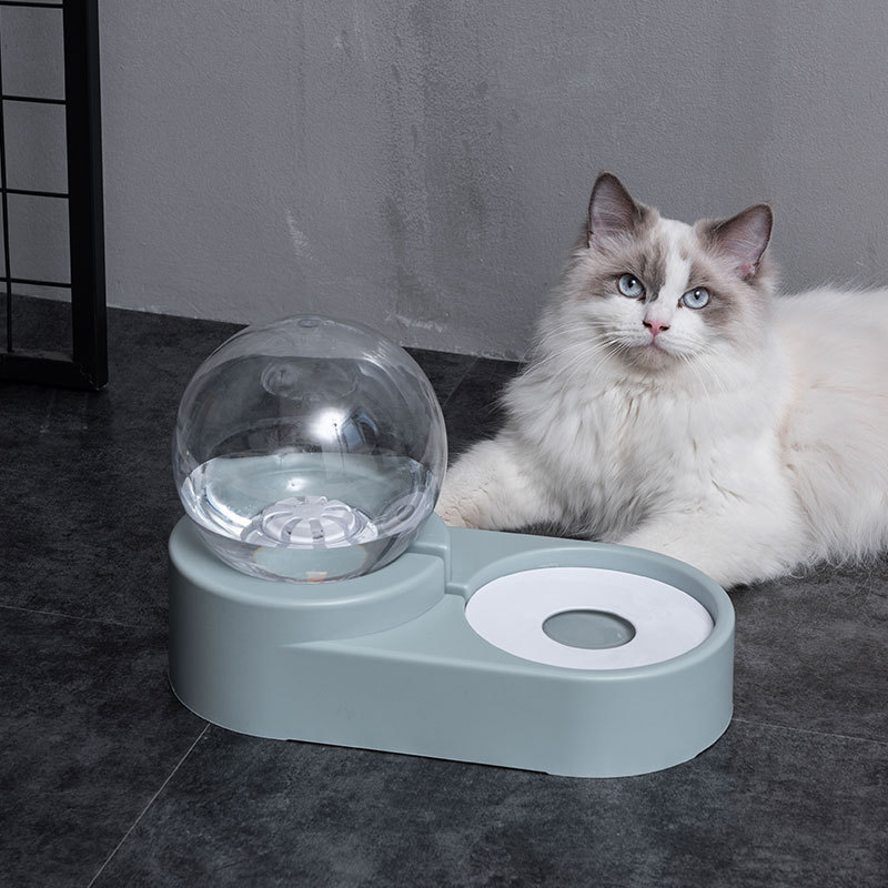 寵物球形自動補水碗 創意造型寵物飲水器餵...