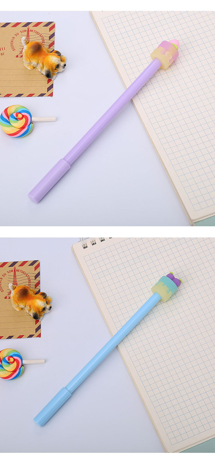 水果蛋糕中性筆 生日快樂 原子筆 造型筆 書寫文具 辦公文具 學生文具