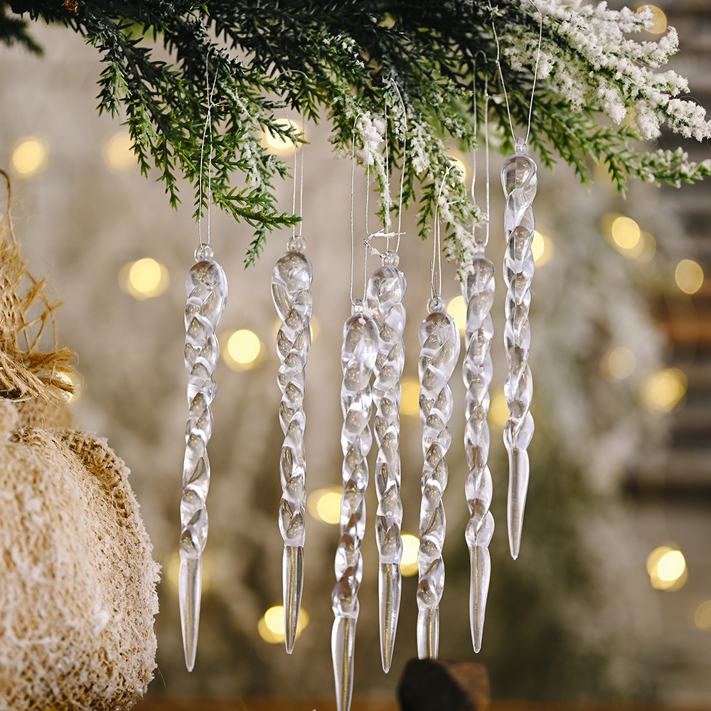 創意透明冰條裝飾 仿真冰條吊飾 聖誕樹必...