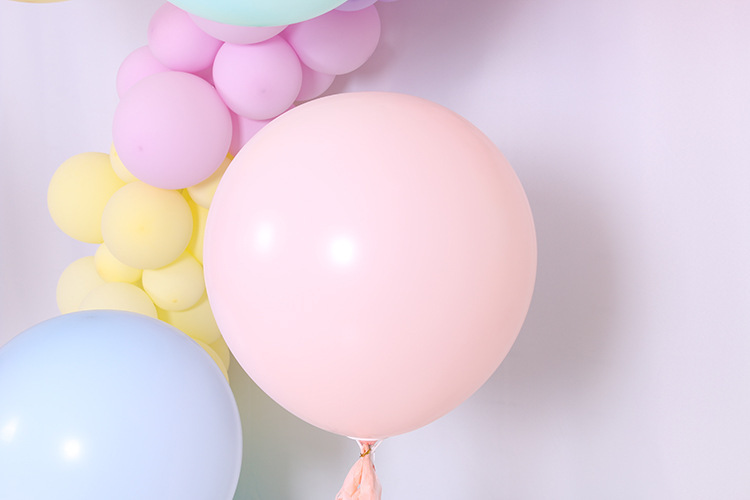 馬卡龍乳膠氣球 5寸/10寸/18寸氣球 婚慶佈置 派對佈置 糖果色汽球