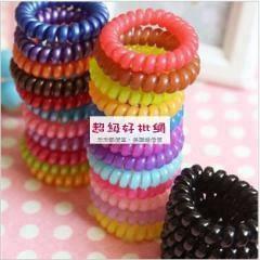(100入)糖果色電話線髮圈 髮束 大號 韓國熱賣