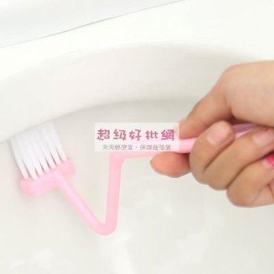 【S型彎曲】馬桶刷 - 死角深層清潔專用刷