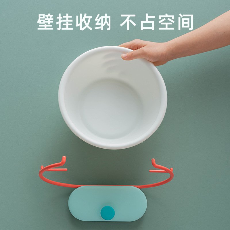 【鹿角收納架】臉盆架-浴室黏貼創意置物架