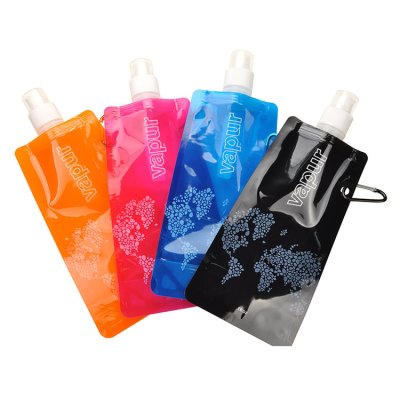【輕巧摺疊】環保水袋 - 塑膠水瓶登山露營水壺 商品圖片 3