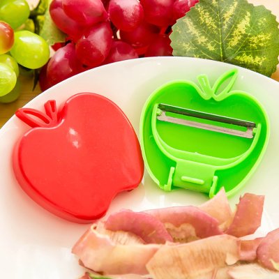 【高效便攜】折疊式不銹鋼削皮器 - 廚房水果蔬菜去皮工具 商品圖片 1