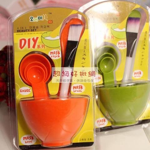 【DIY面膜四合一】美容工具組 - 面膜碗棒刷計量器套裝