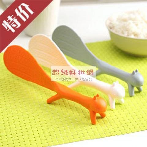【松鼠造型】直立飯匙 - 不沾桌創意廚房用具