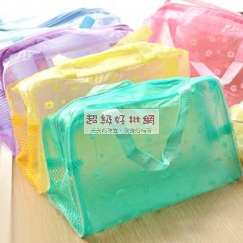 【透明防水】化妝包 - 旅行沐浴用品收納袋