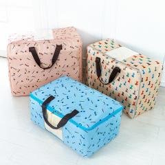 【大容量牛津布】防水棉被收納袋 - 加厚印花衣物整理箱 商品圖片 3