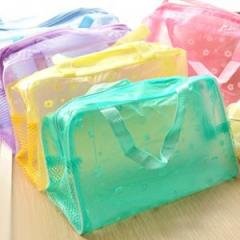 【透明防水】化妝包 - 旅行沐浴用品收納袋