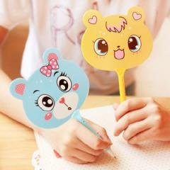 【扇子造型】原子筆 - 可愛動物學生禮品筆