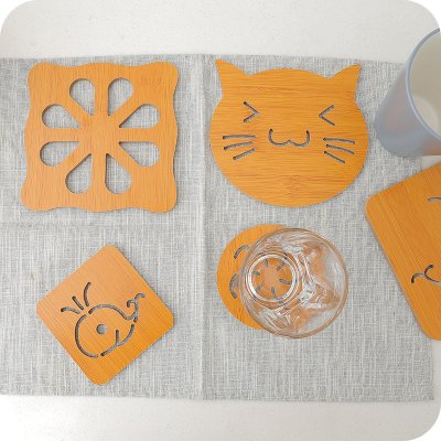 【天然竹製】耐高溫隔熱墊 - 日式防燙鍋具杯墊 商品圖片 2