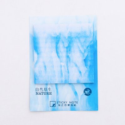 【冰晶系列】大自然原色便利貼 - 天空藍水泥灰N次貼 商品圖片 9