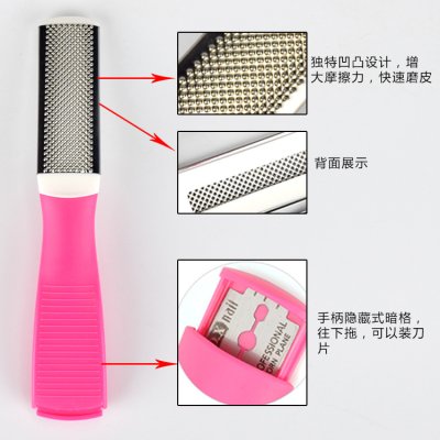 【不鏽鋼三合一】安全去腳皮搓棒組 - 美體必備去死皮工具組 商品圖片 5