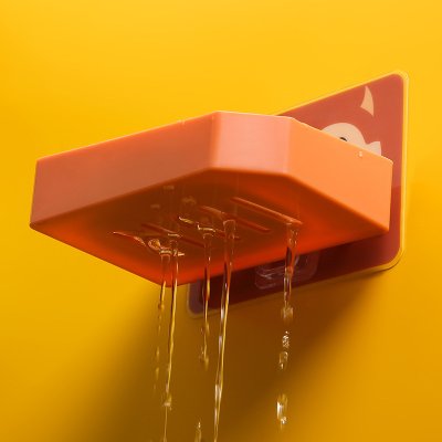 【可愛皂盒】壁掛肥皂盒-大號黏貼式皂架 商品圖片 3