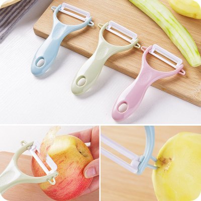 【陶瓷刀片】多功能削皮器 - 鋒利耐用蔬果去皮神器