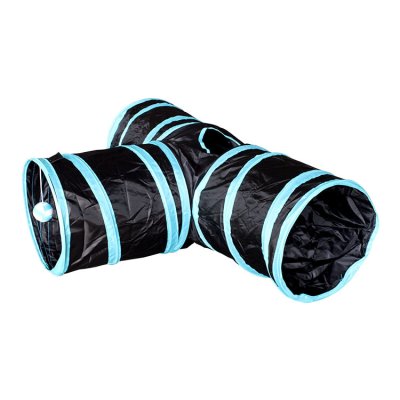 【可摺疊三通】寵物隧道 - 貓狗益智通道玩具