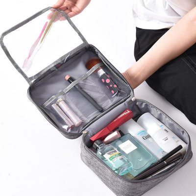 【牛津布四方形】化妝包 - 出差旅行必備洗漱收納包 商品圖片 3
