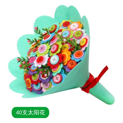 【紐扣花束DIY】母親節材料包 - 幼兒園手作 商品圖片 7