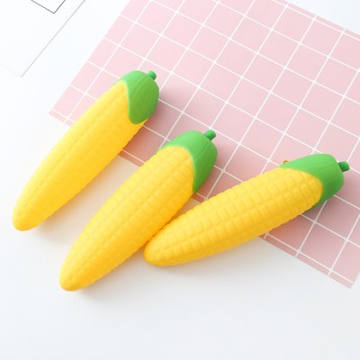 【玉米造型】矽膠筆袋 - 大容量學生文具 商品圖片 2