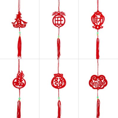 【鏤空流蘇吊飾】新年裝飾-福字元寶燈籠 商品圖片 7