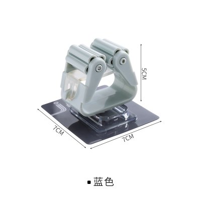 【無痕壁掛】拖把掛夾 - 浴室掃具收納架 商品圖片 7