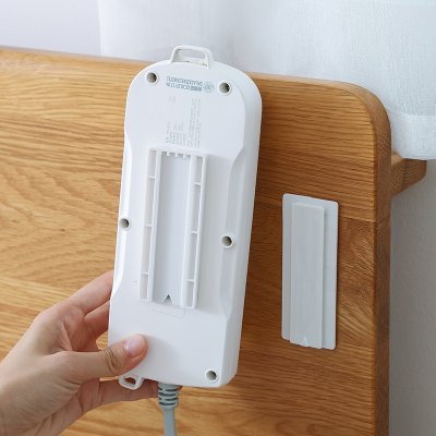 【壁掛固定】延長線收納器 - 無痕工字型 商品圖片 2