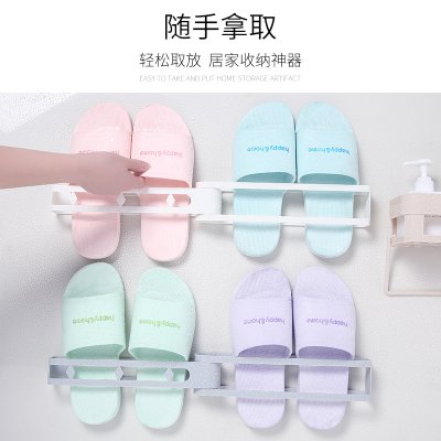 【牆角專用】拖鞋收納架 - 無痕黏貼省空間 商品圖片 3
