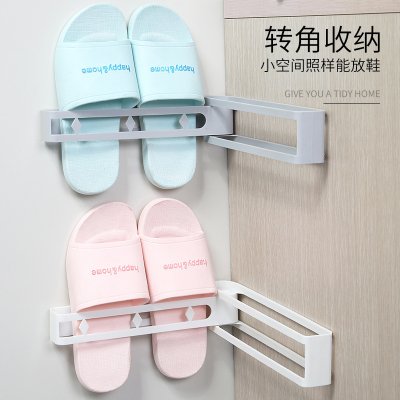 【牆角專用】拖鞋收納架 - 無痕黏貼省空間 商品圖片 4