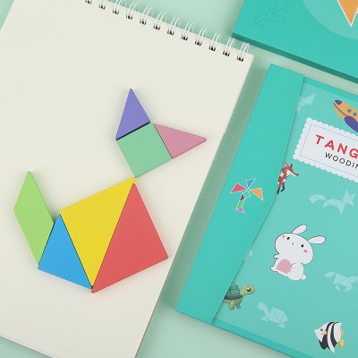 【磁性七巧板】木製益智拼圖-兒童智力開發 商品圖片 4