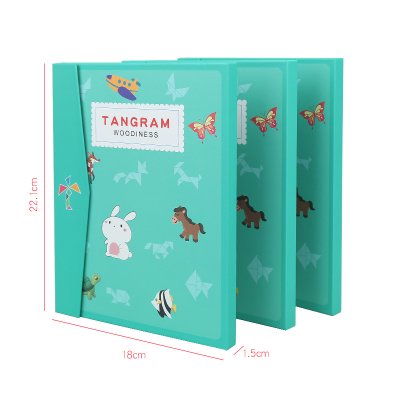 【磁性七巧板】木製益智拼圖-兒童智力開發 商品圖片 5