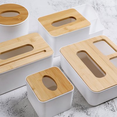 【環保竹製】抽取式面紙盒-自然風格家居配件 商品圖片 4