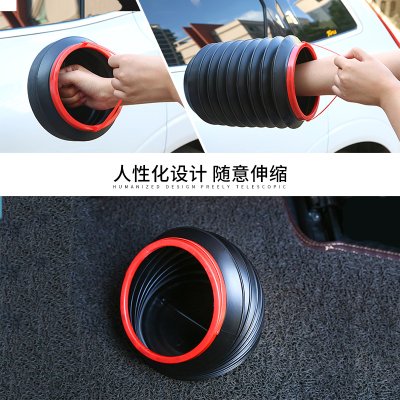 【車用伸縮】摺疊收納桶 - 多功能垃圾桶 商品圖片 2