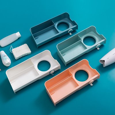 【壁掛吹風機架】置物架-創意黏貼收納掛架 商品圖片 3