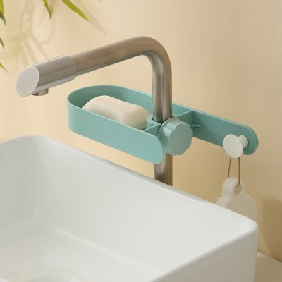 【水龍頭掛架】圓點瀝水置物架-廚房收納 商品圖片 2
