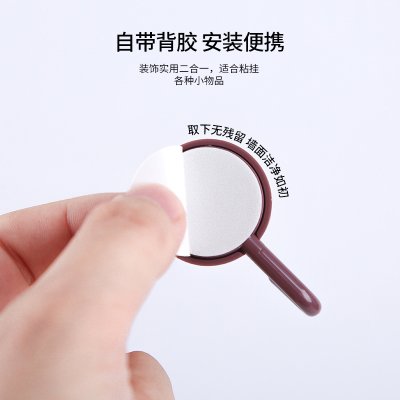 【北歐風】撞色掛勾組-簡約牆面收納 商品圖片 5