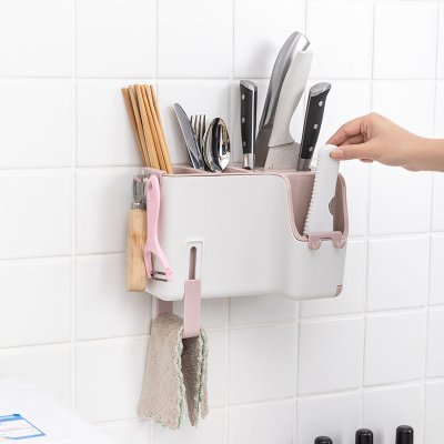 【瀝水壁掛】廚房多功能收納架-餐具整理神器 商品圖片 3