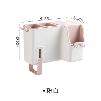 【瀝水壁掛】廚房多功能收納架-餐具整理神器 商品圖片 8