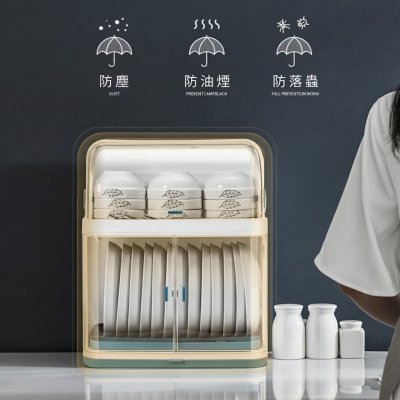 【餐具收納架】多功能碗盤櫃-簡約廚房置物 商品圖片 4