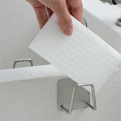 【水槽置物架】不鏽鋼瀝水架-海綿菜瓜布架 商品圖片 5