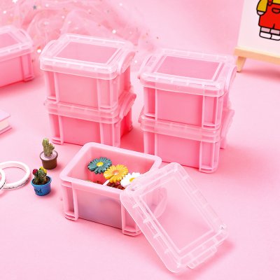 【粉色迷你】少女收納盒-首飾文具整理箱 商品圖片 3