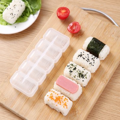 【DIY軍艦模】飯糰模型-創意五格壽司壓模工具